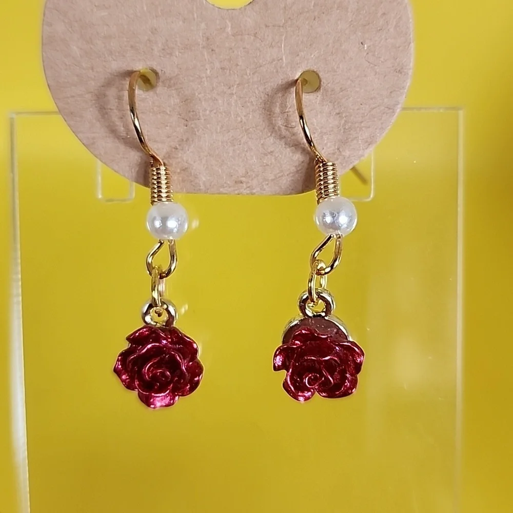 Rose earrings - Picture 1 of 1